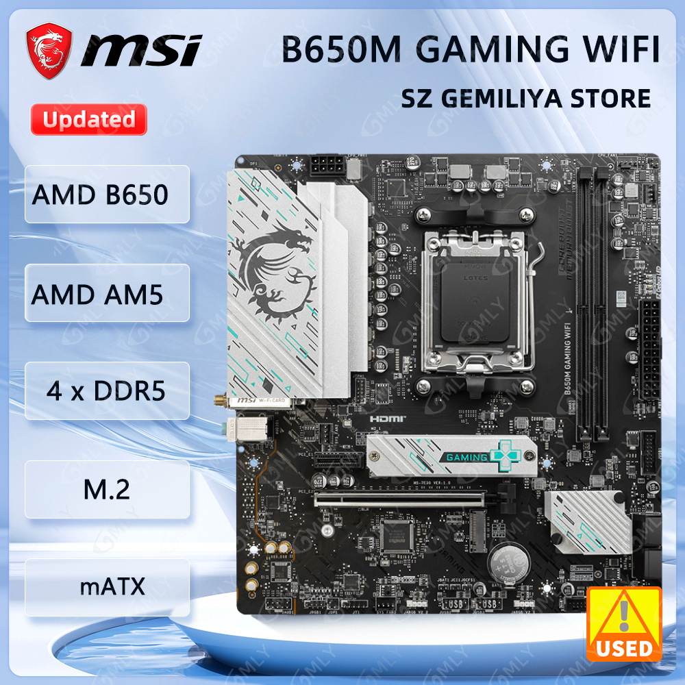 X870E Atx Motherboard - MSI B650M GAMING WIFI Anakart, AM5
