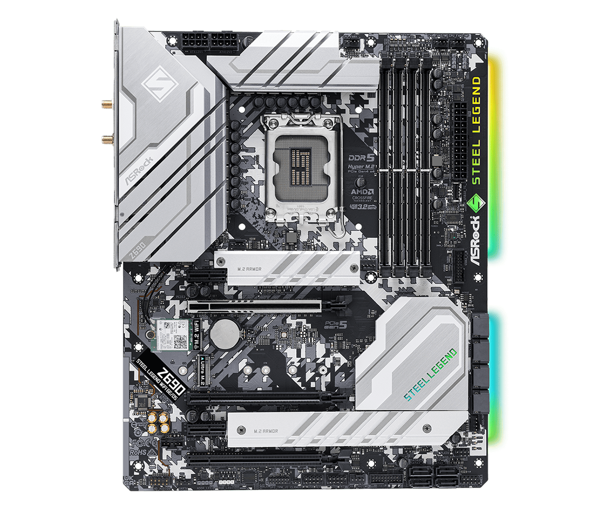 ASROCK Z690 Steel Legend WiFi  - X870E Atx Motherboard incelemesi ve fiyatı