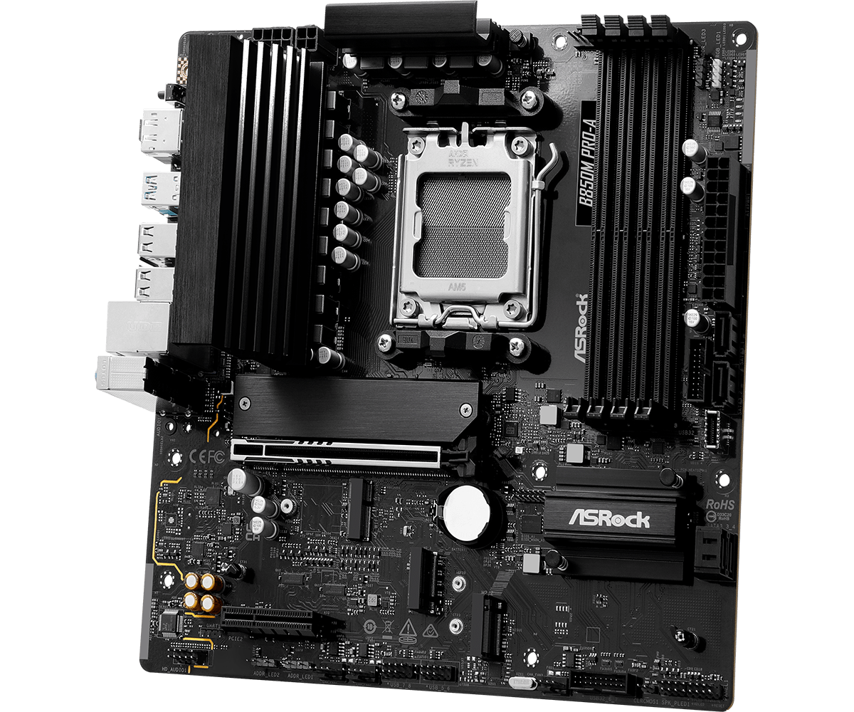 B850M PRO-A ASROCK B850 Anakar - Am5 Micro Atx Pcie 5.0 Motherboard incelemesi ve fiyatı